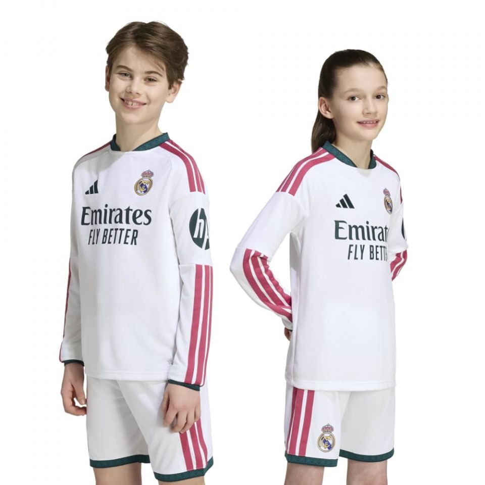 KC3947 ADIDAS REAL MADRID 26/27 HOME YOUTH LS JERSEY