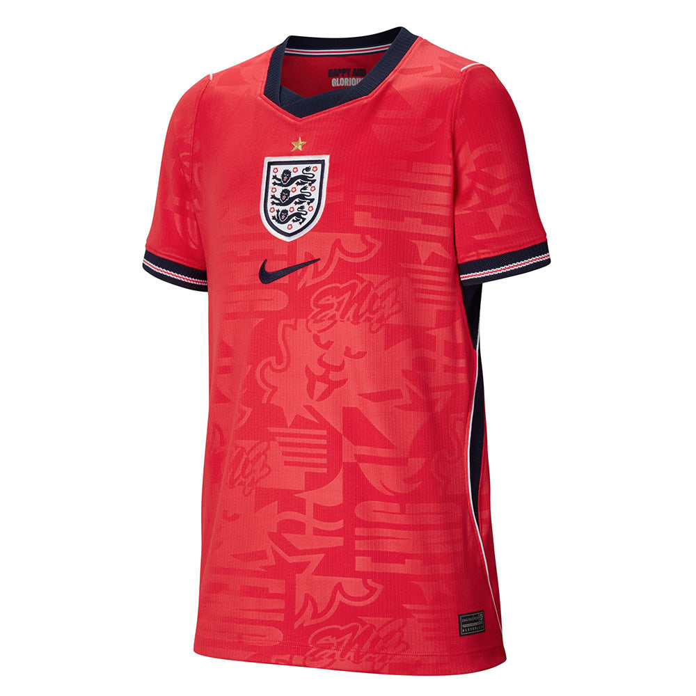 IB5197-624 NIKE ENGLAND 26 STADIUM AWAY YOUTH JERSEY