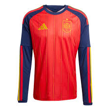 JZ5786 ADIDAS SPAIN 26 HOME LONG SLEEVE JERSEY